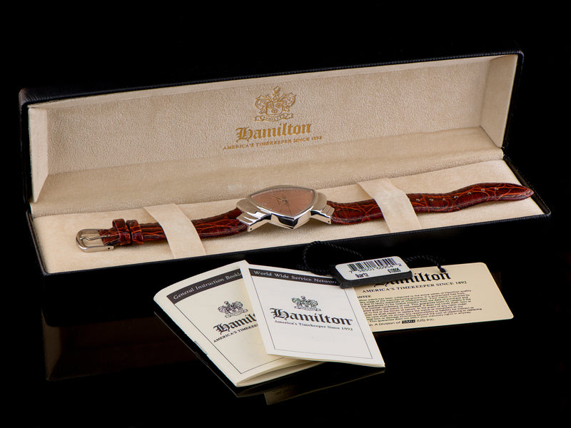 Hamilton Ventura Reissue Rose Dial 6251 Registered Edition Watch Box with Papers