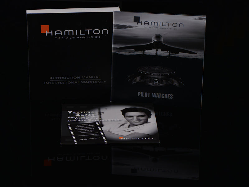 Hamilton Ventura XXL Elvis Presley 75th Anniversary H246150 Watch Papers