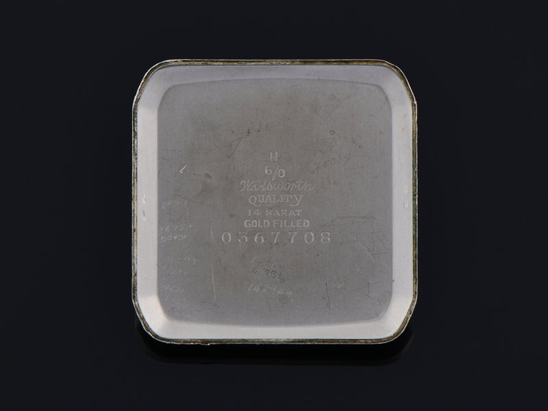 Hamilton Tonneau White Gold Filled Inner Watch Case Back