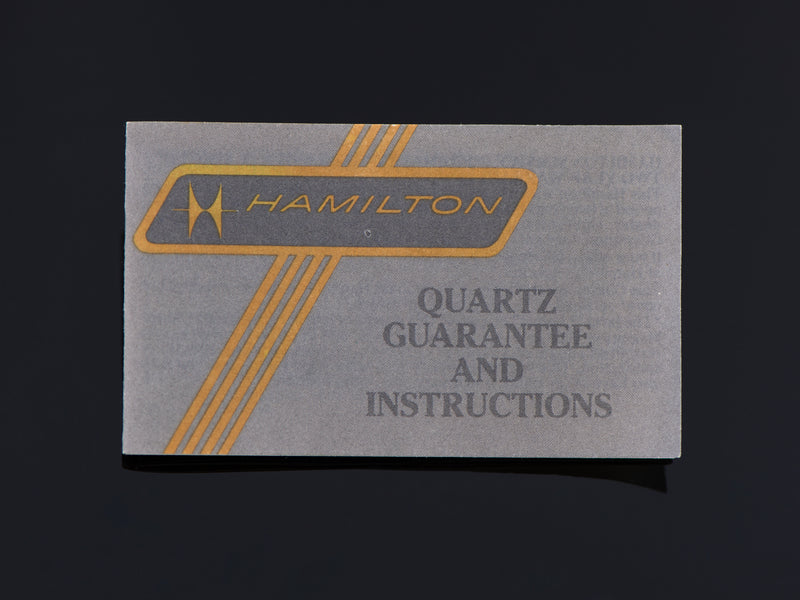 Hamilton Wilshire Watch Reissue Limited Edition Quartz Guarantee