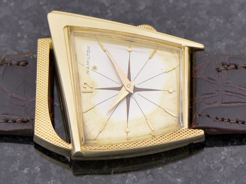 Hamilton 14K Solid Gold Flight I