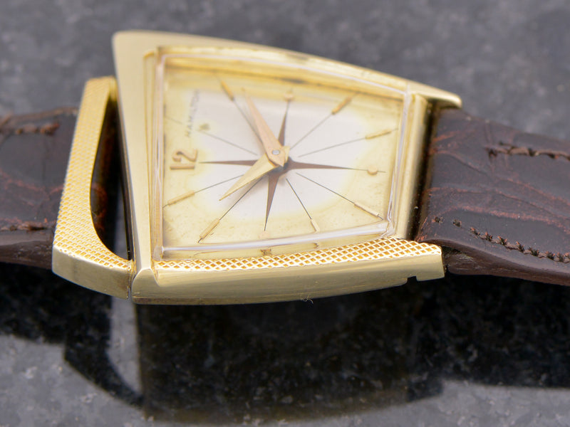 Hamilton 14K Solid Gold Flight I