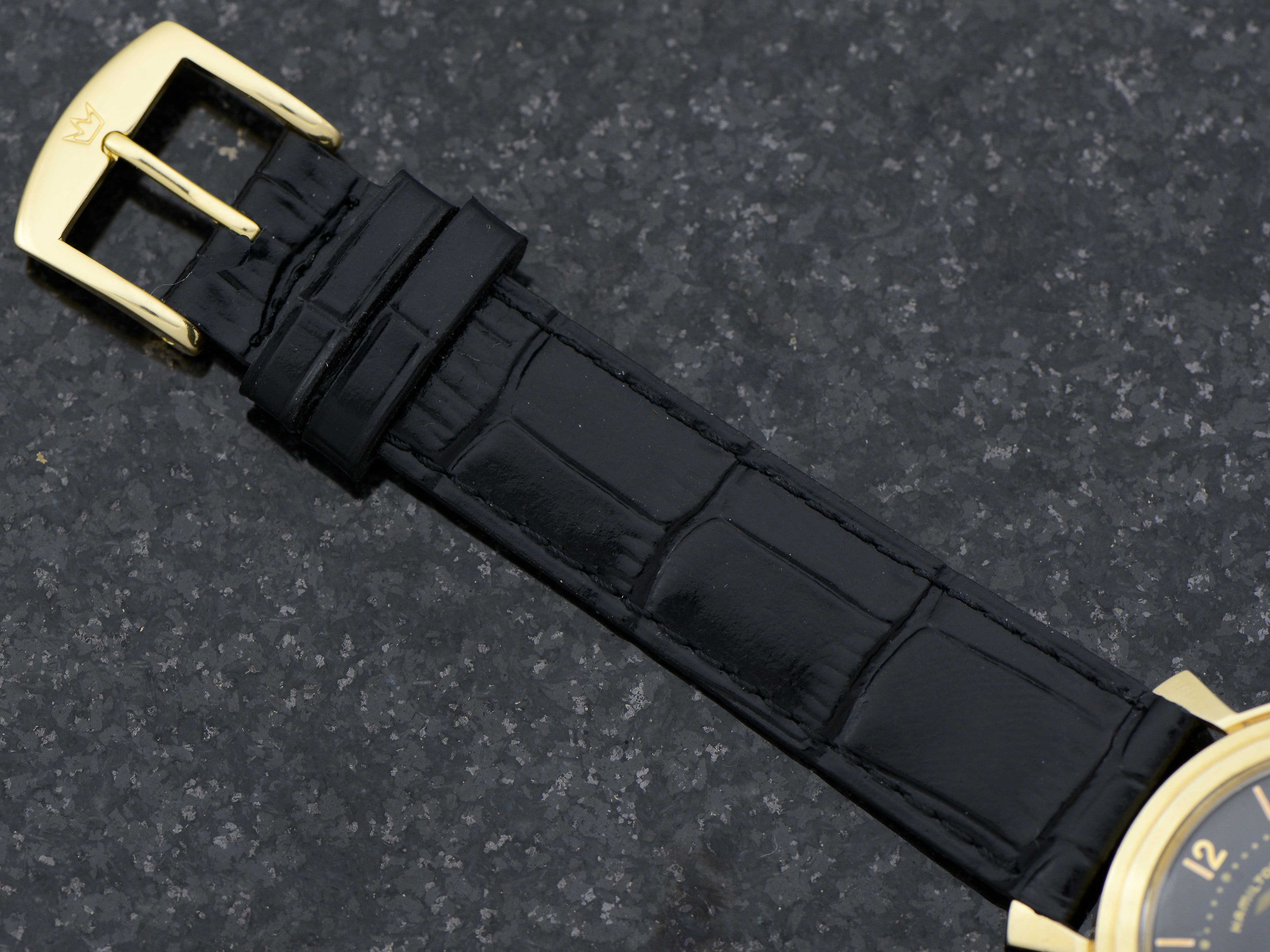 Hamilton Watch | Hamilton Electric 14K Van Horn Black Dial | Vintage