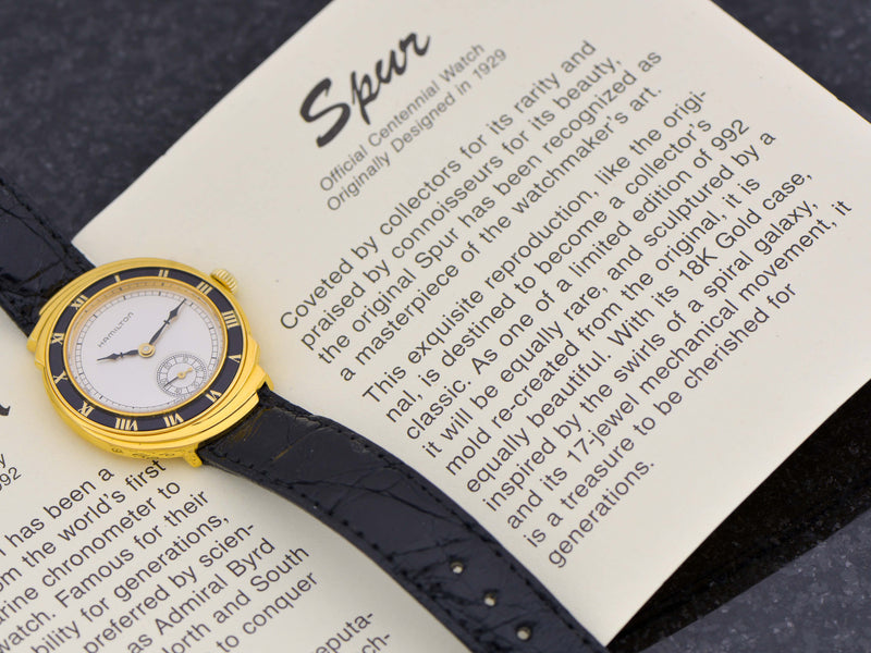 Hamilton Spur 18K Solid Gold Limited Edition Reissue Watch