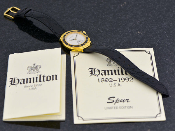 Hamilton Spur 18K Solid Gold Limited Edition Reissue Watch