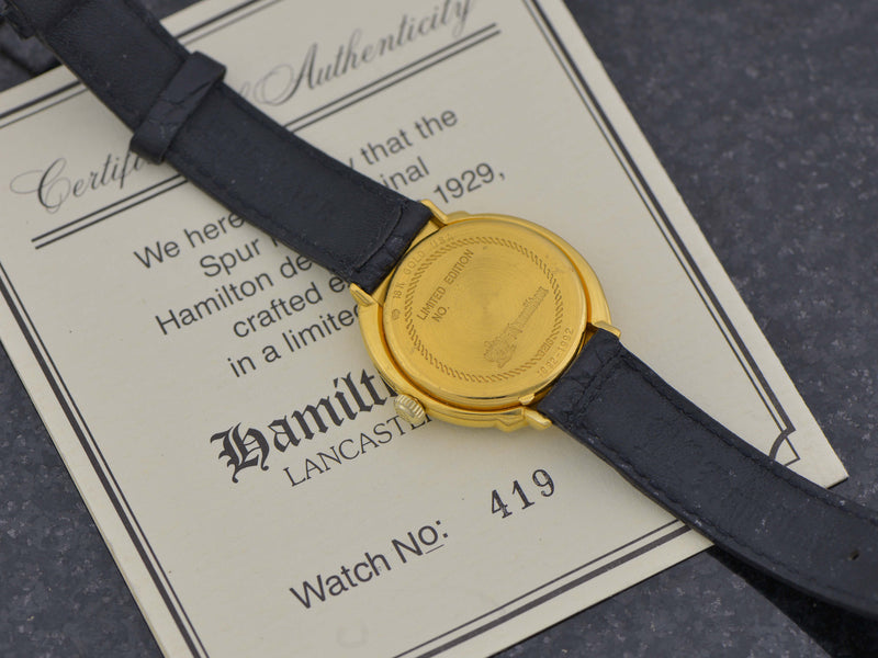 Hamilton Spur 18K Solid Gold Limited Edition Reissue Watch