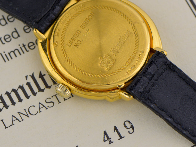Hamilton Spur 18K Solid Gold Limited Edition Reissue Watch