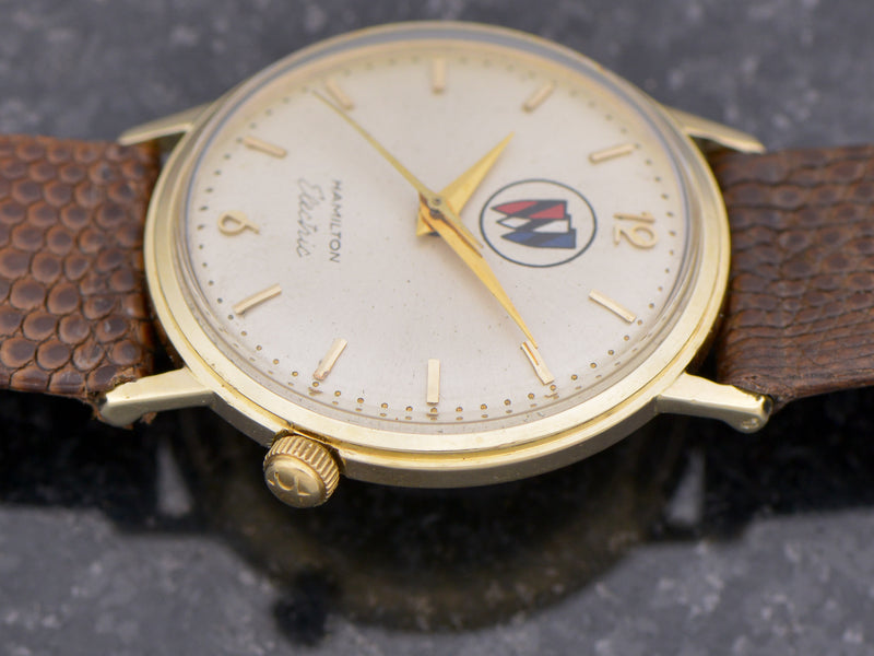 Hamilton Electric 14K Buick Award Nautilus