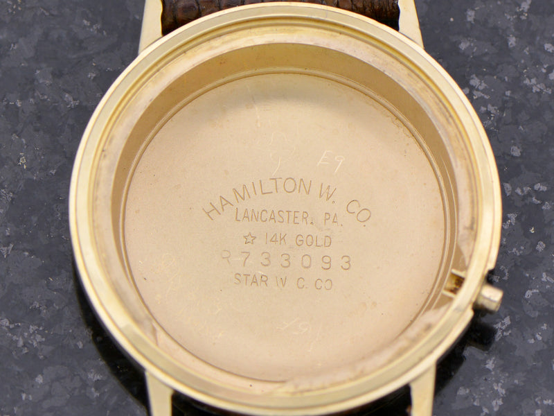 Hamilton Electric 14K Buick Award Nautilus