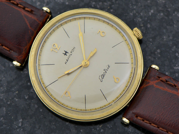 Hamilton Electric 14K Nautilus 200