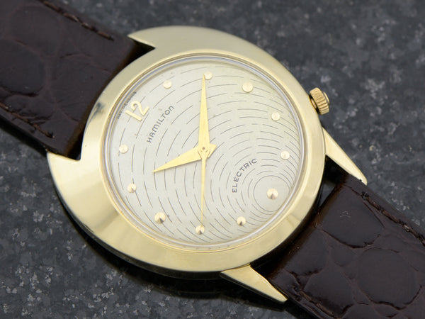 Hamilton Electric 14K Silver Dial Spectra Watch