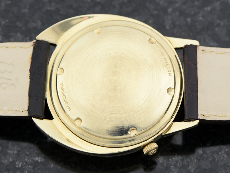 Hamilton Electric 14K Silver Dial Spectra Watch Case Back