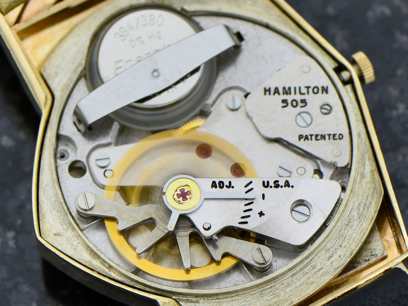 Hamilton Electric 14K Silver Dial Ventura Watch 505 Electric Movement