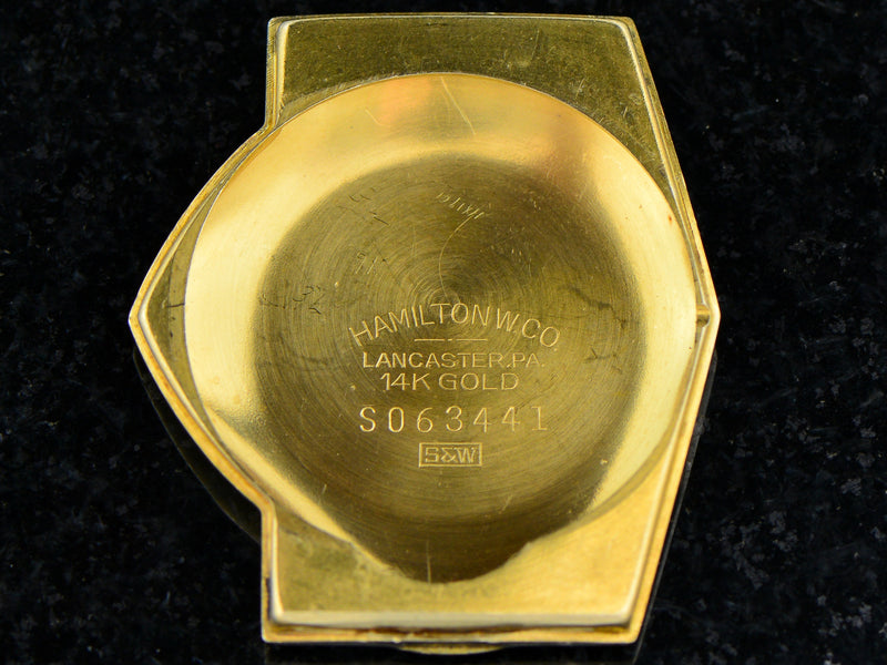 Hamilton Electric 14K Silver Dial Ventura Watch Case Back