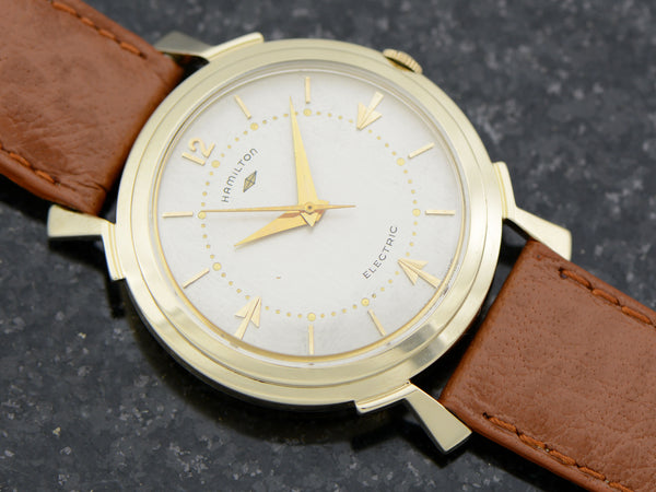 Hamilton Electric 14K Van Horn Silver Dial