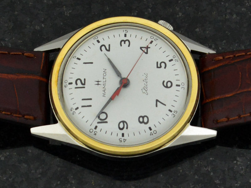 Hamilton Electric Clearview White Dial Vintage Watch