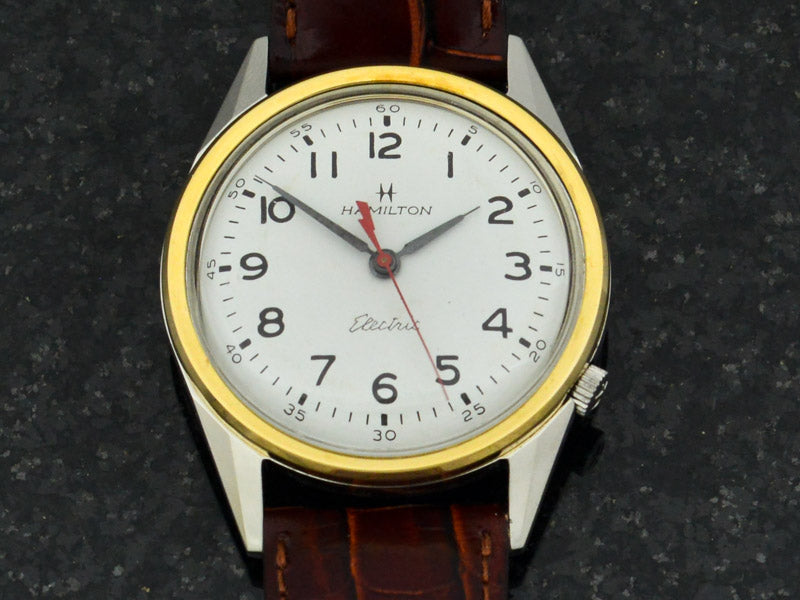 Hamilton Electric Clearview White Dial Vintage Watch