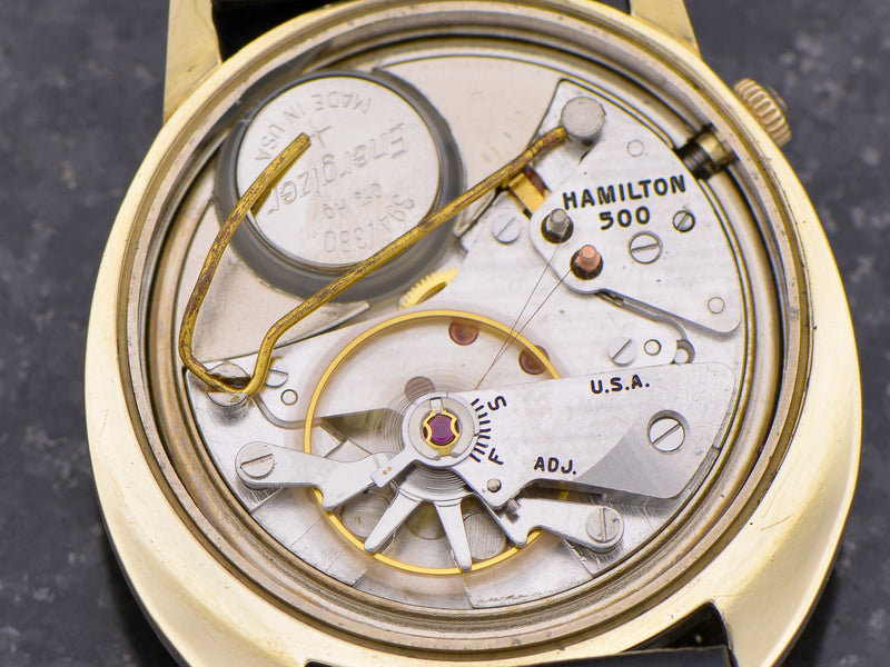 Hamilton Electric Spectra Black Dial Vintage Watch 500 Hamilton Electric Movement