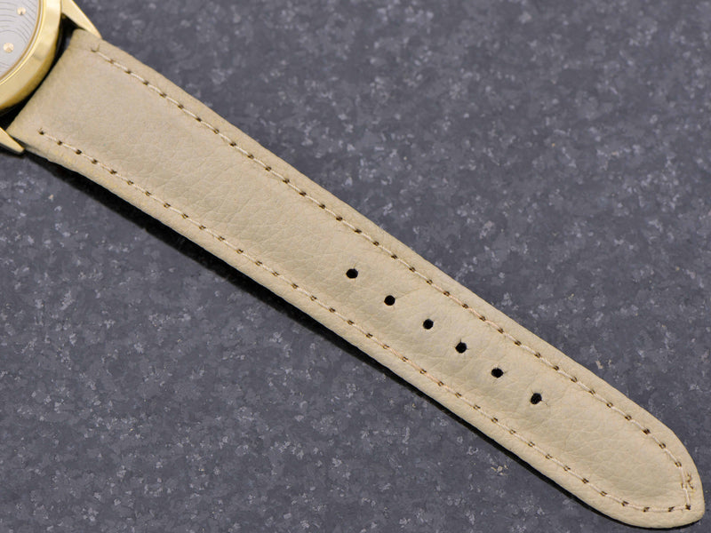 New Old Stock Original Tan Spectra Strap with 14K Hamilton Signed Buckle