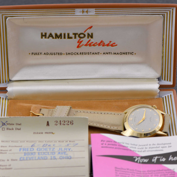 HAMILTON Electric 時計 Hamilton Electric 507 Calendar PROTOTYPE Watch | Unwind In Time