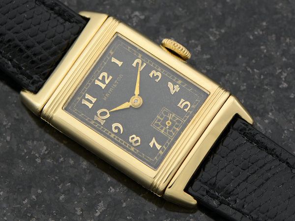 Hamilton Otis "Reverso" Original Black Dial