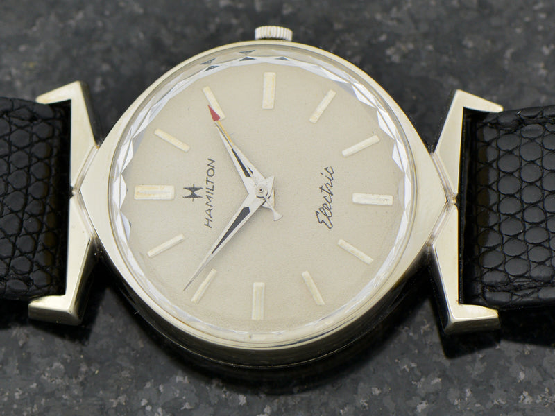 Hamilton White Gold Filled Electric Titan III Watch