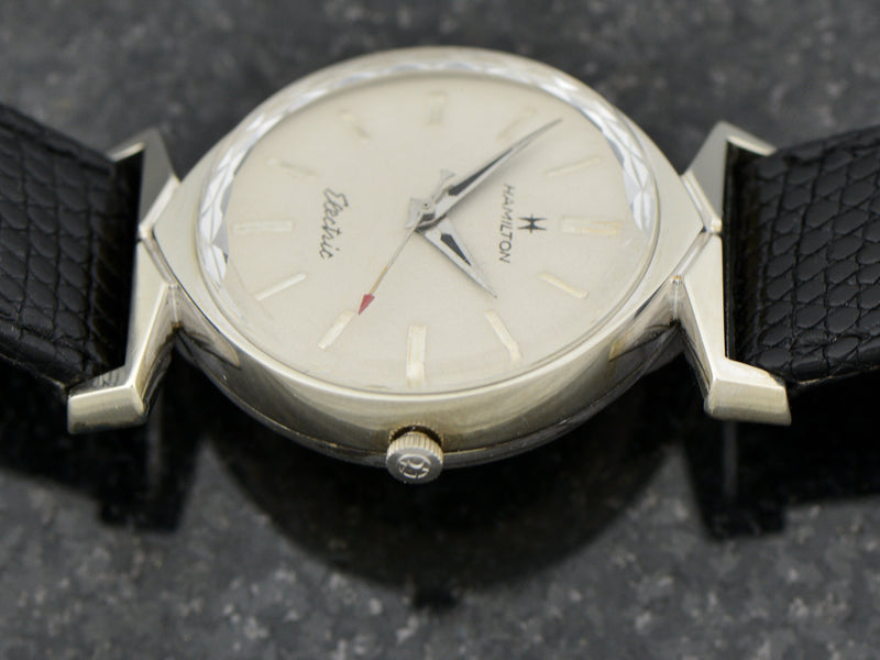 Hamilton White Gold Filled Electric Titan III Watch