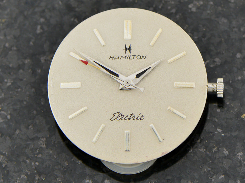 Hamilton White Gold Filled Electric Titan III Watch Dial