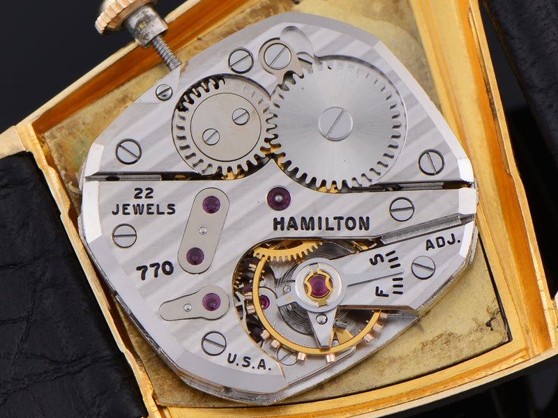 Hamilton Flight I 14K Solid Gold 770 Watch Movement