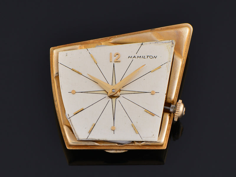 Hamilton Flight I 14K Solid Gold Watch Dial