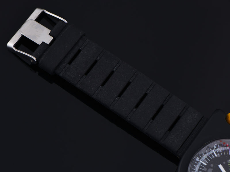 Original LIP marked Rubber Strap, with Stainless Steel Buckle