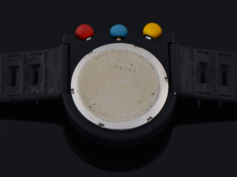 LIP Mach 2000 Dark Master Chronograph Roger Tallon Designed Watch Case Back NOS