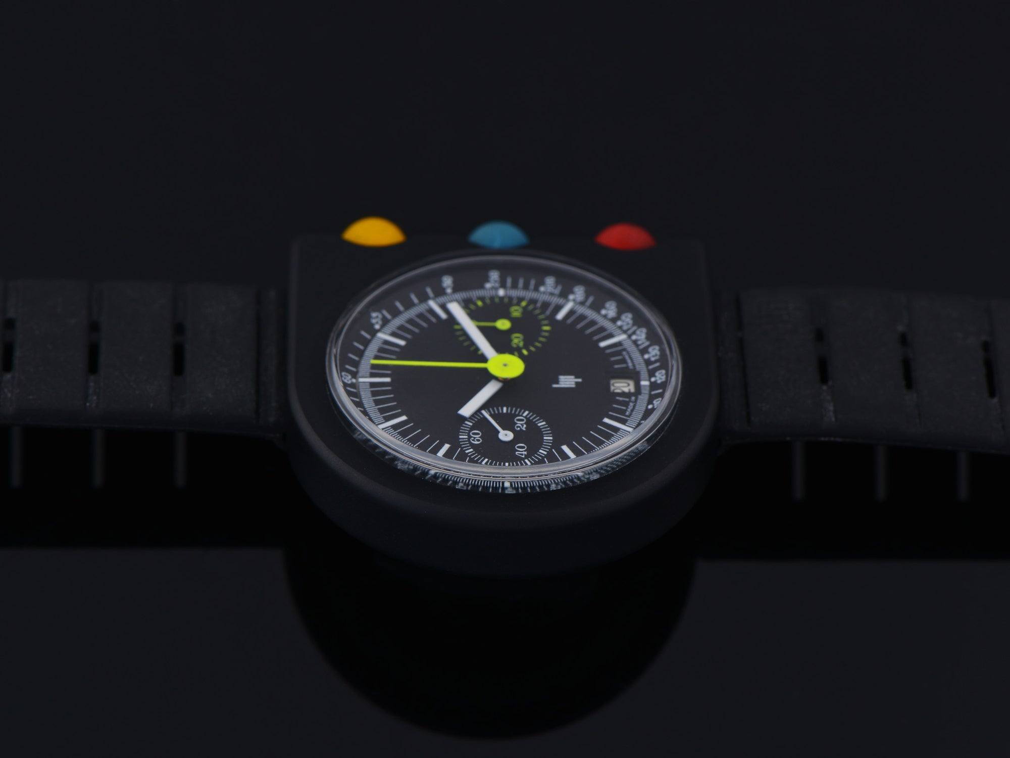 LIP Mach 2000 Dark Master Chronograph Roger Tallon Designed