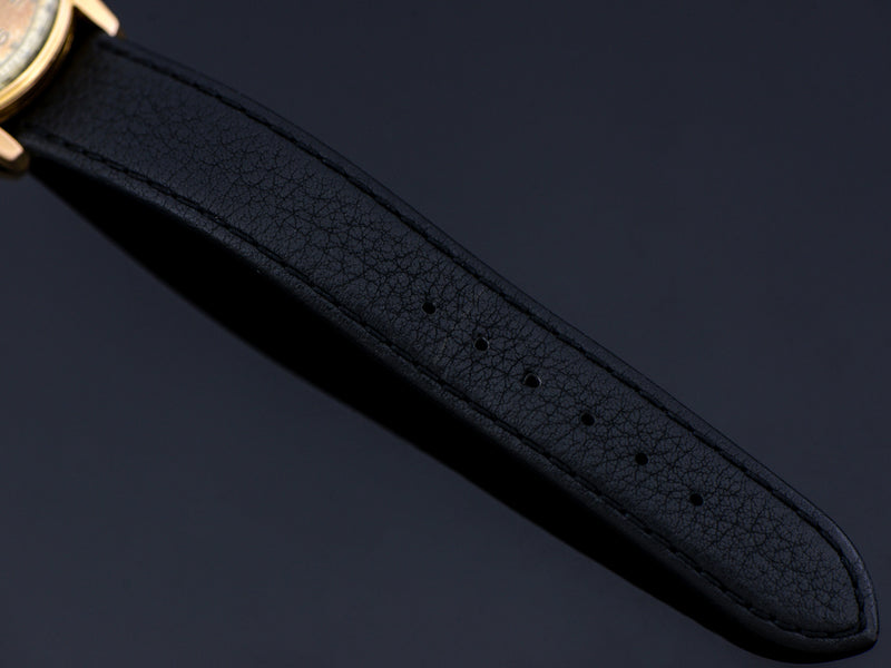 Genuine Leather Black Watch Band