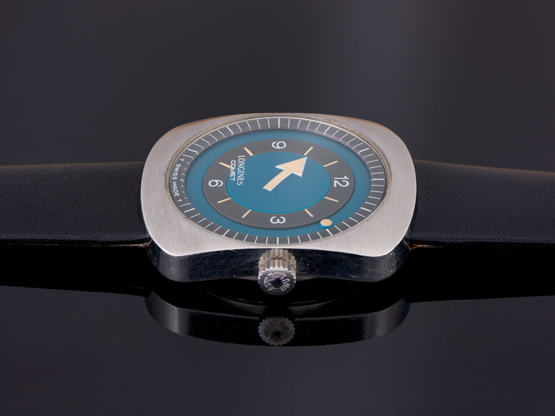 Longines Comet "Mystery Dial" Watch Blue Dial