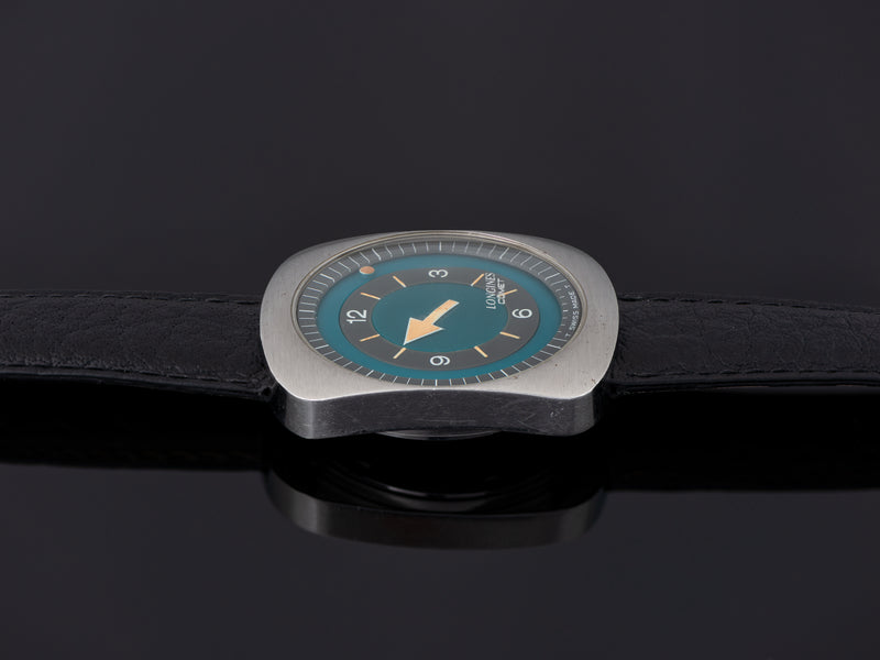Longines Comet "Mystery Dial" Watch Blue Dial