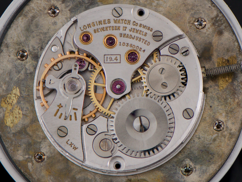 Longines Mystery Dial 14K White Gold Diamond Dial Watch Movement