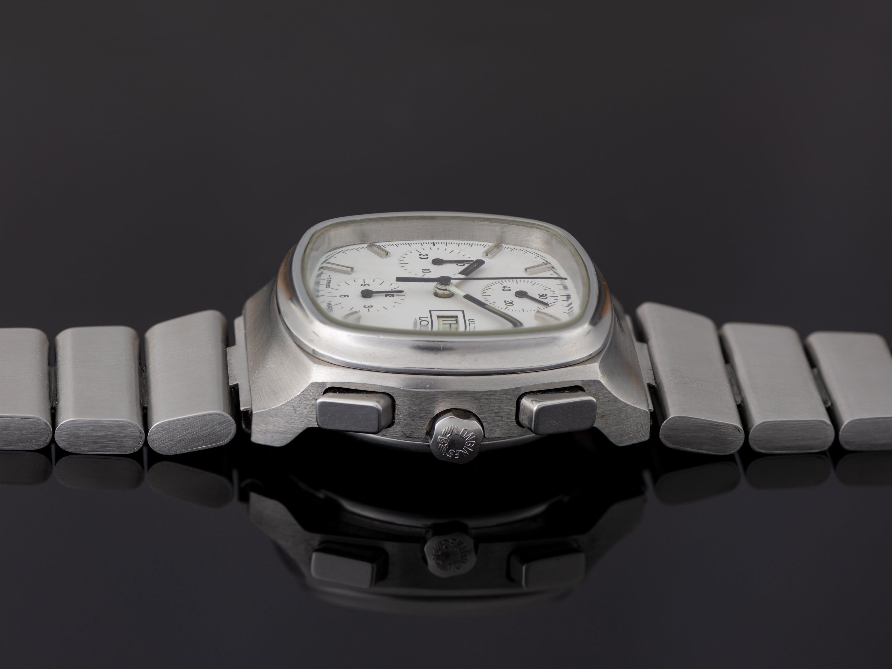 Longines Ultronic Tuning Fork ESA9210 Chronograph Watch & Original 