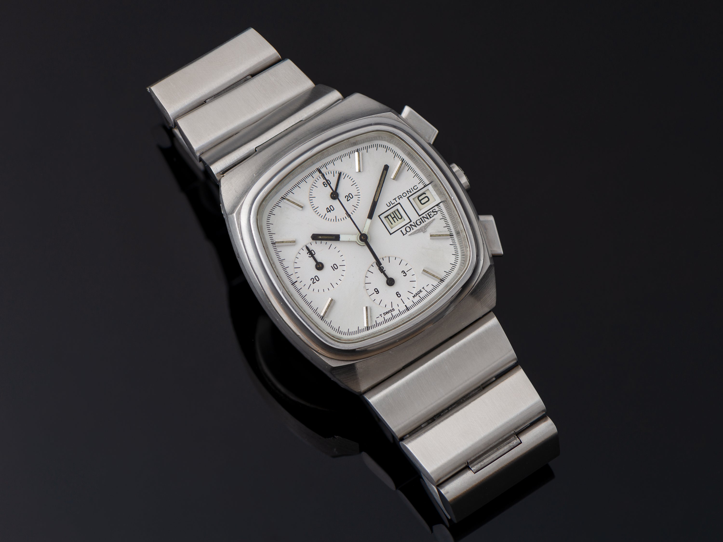 Longines Ultronic Tuning Fork ESA9210 Chronograph Watch & Original
