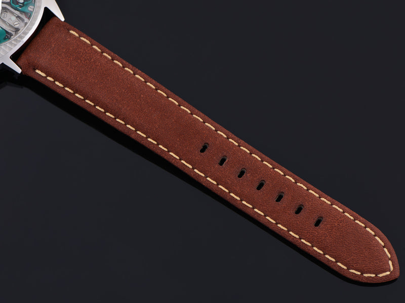 New Genuine Leather Brown Calf Watch Strap