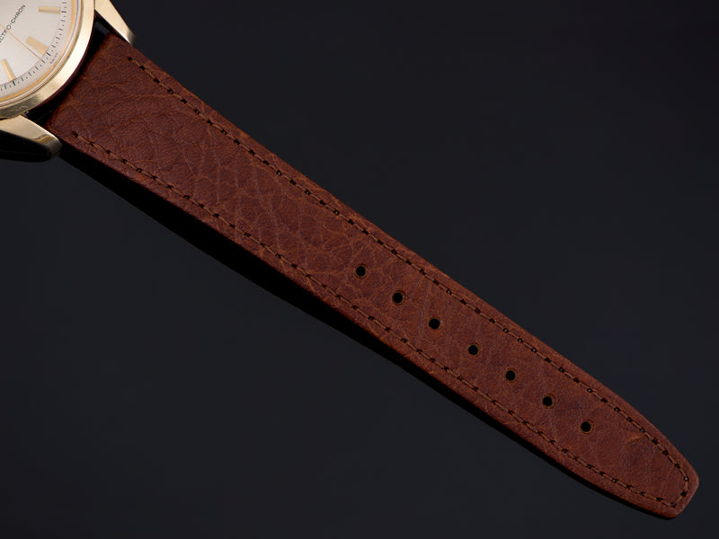 New Genuine Leather Brown Watch Strap