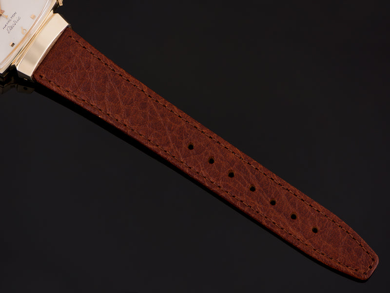 New Genuine Leather Brown Watch Strap
