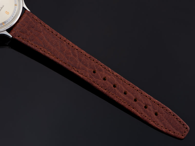 New Genuine Leather Brown Watch Strap