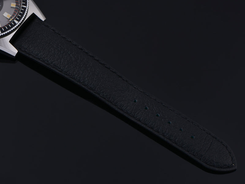 New Genuine Leather Buffalo Grain Watch Strap