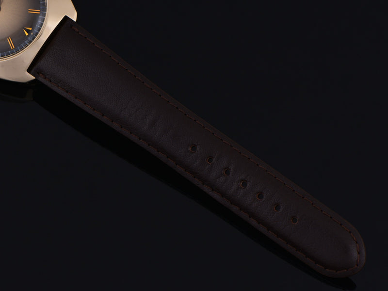 New Genuine Leather DeBeer Brown Watch Strap
