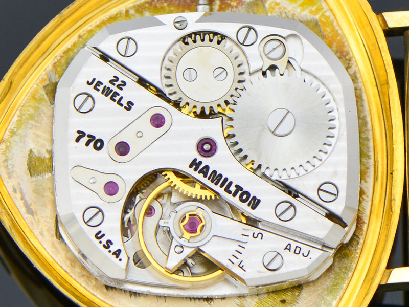 New Old Stock Hamilton Yellow Gold Filled Thor 770 Watch Movement | Vintage