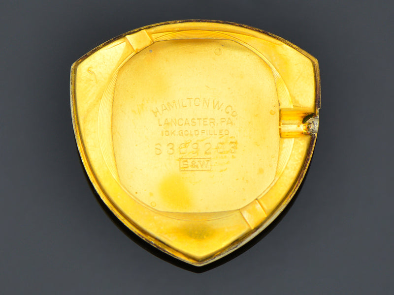 New Old Stock Hamilton Yellow Gold Filled Thor Watch Case Back | Vintage
