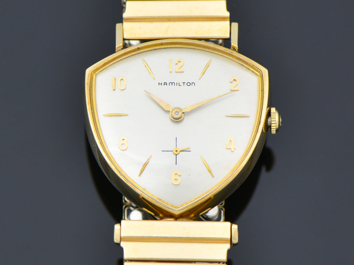 Hamilton Thor New Old Stock Yellow Gold Filled & Original Bracelet