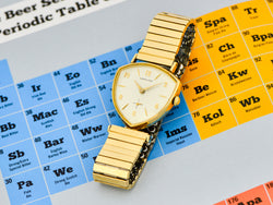 New Old Stock Hamilton Yellow Gold Filled Thor Watch & Original Watch Bracelet | Vintage