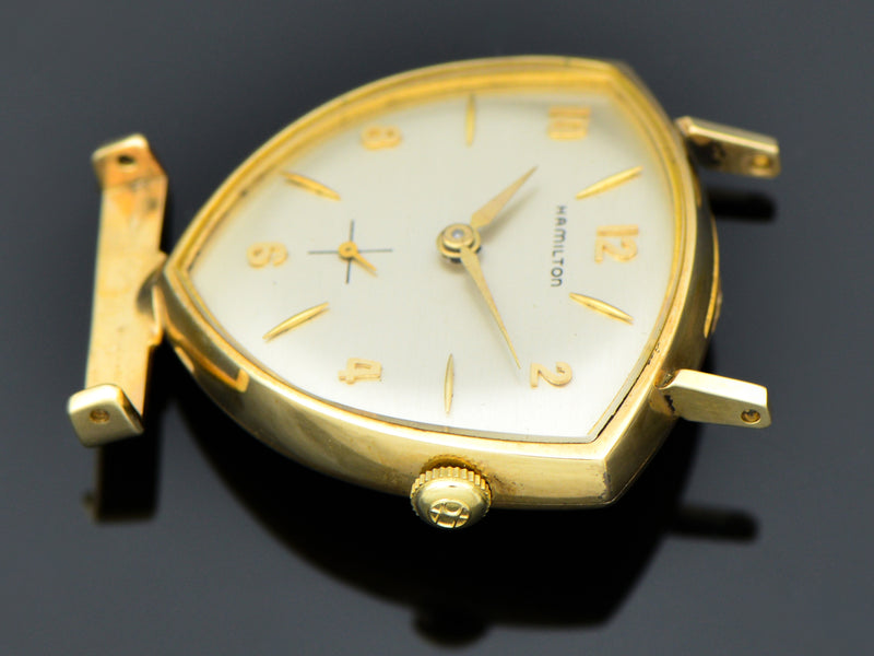 New Old Stock Hamilton Yellow Gold Filled Thor Watch | Vintage